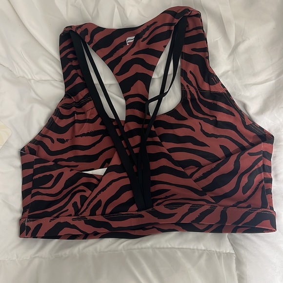 zebra print sports bra - Picture 4 of 4